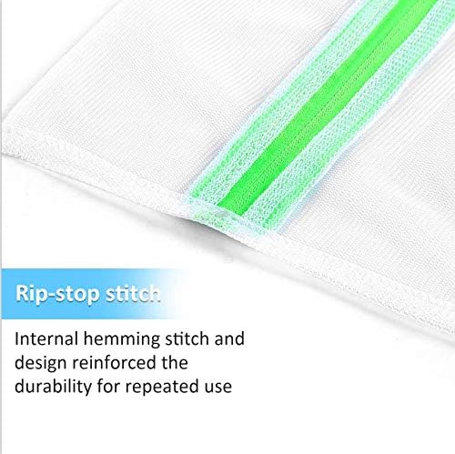 GOGOODA Mesh Laundry Bags for Delicates with Premium Zipper, Travel Storage Organize Bag, Clothing Washing Bags for Laundry, Blouse, Bra, Hosiery, Stocking, Underwear, Lingerie (6 PCS)