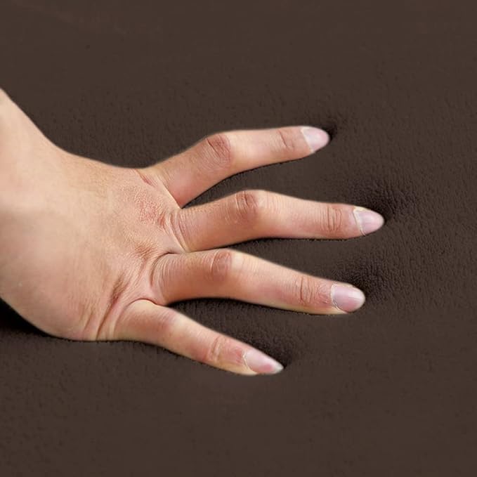 Loartee Coral Velvet Crawling Rug (4'11" X 4'11") for Toddlers - Coffee Area Rug Play Mat, Yoga Mat Exercise Pad, Carpet