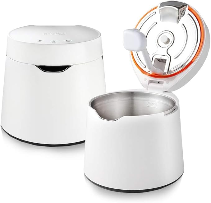 Carepod 31S Stainless Steel Humidifier for Large Room, Quiet & Safe for Baby, Only 3 Washable Parts & Easy to Clean, Ultrasonic Cool Mist Humidifiers for Bedroom, Filter-Free, Lasts 30Hrs (1Gal/4L)