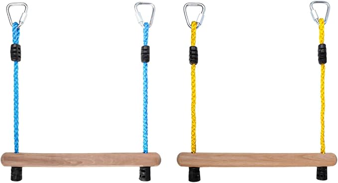 Kids Ninja Monkey Bars 2 Packs for Slackline Accessories for Slackline Obstacle Course for Backyard Attachments to Most Any Home Playground Equipment Sets