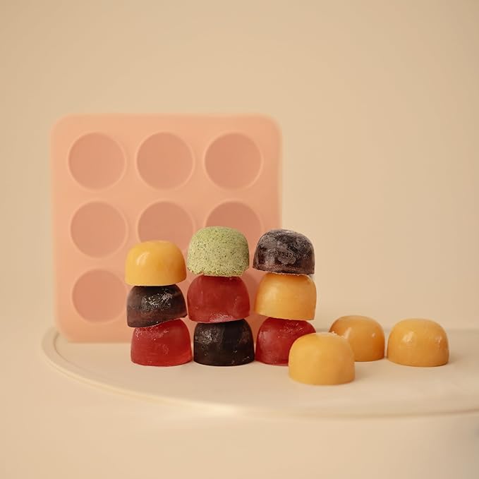 mushie Silicone Baby Food Freezer Tray with Lid | 9 Cups x 1.5oz | BPA Free Storage Container (Cambridge Blue)