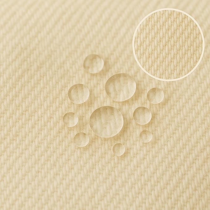 Organic Cotton Crib Mattress Protector - Water Resistant Flat Sheet Liner Pad, Skin Friendly, Chemical-Free Pure Cotton [GOTS-Certified] for Playard (38"x26") - Made in USA