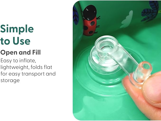 The Peanutshell Inflatable Tummy Time Roller - Crawling Toys for Babies, Soft & Supportive Baby Tummy Time Roller, Water-Friendly Crawling Toys for 6-12 Months - Land and Sea