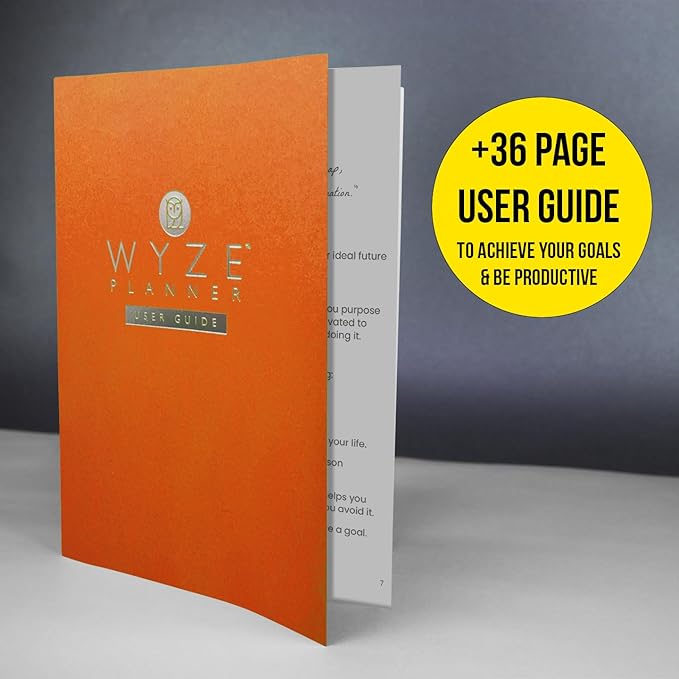 Undated Daily Planner – 3-Month A5 Productivity Organizer with Full Page Per Day, Hourly Schedule, Goal Setting, Habit Tracker, Weekly & Monthly Pages – Hardcover Time Management Notebook (Orange)