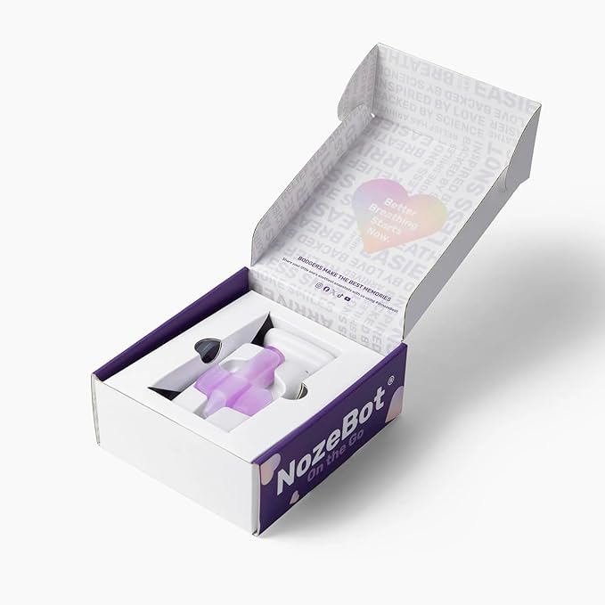 Dr. Noze Best - NozeBot | Electric Baby Nasal Aspirator | Hospital Grade Suction | Nose Sucker and Nasal Vacuum | Safe for Infants and Toddlers (On The Go - Mild Congestion)