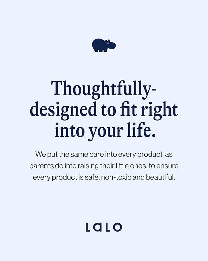 Lalo Utensils - Toddler Fork and Spoon Set - Stainless Steel and Silicone Ergonomic Toddler Utensils - Children Safe Flatware Set - 2 Pieces - Lavender