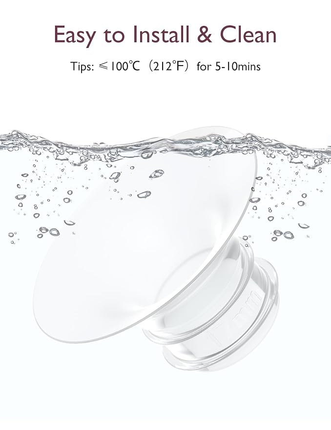 Momcozy Flange Insert 17mm Compatible with Momcozy M5. Original M5 Breast Pump Replacement Accessories, 1PC (17mm)