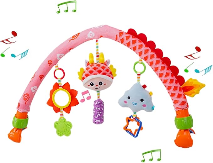 Pau1Hami1ton Baby Stroller Arch Toys, Car Seat Toys,Baby Gifts.S-19(Dragon)