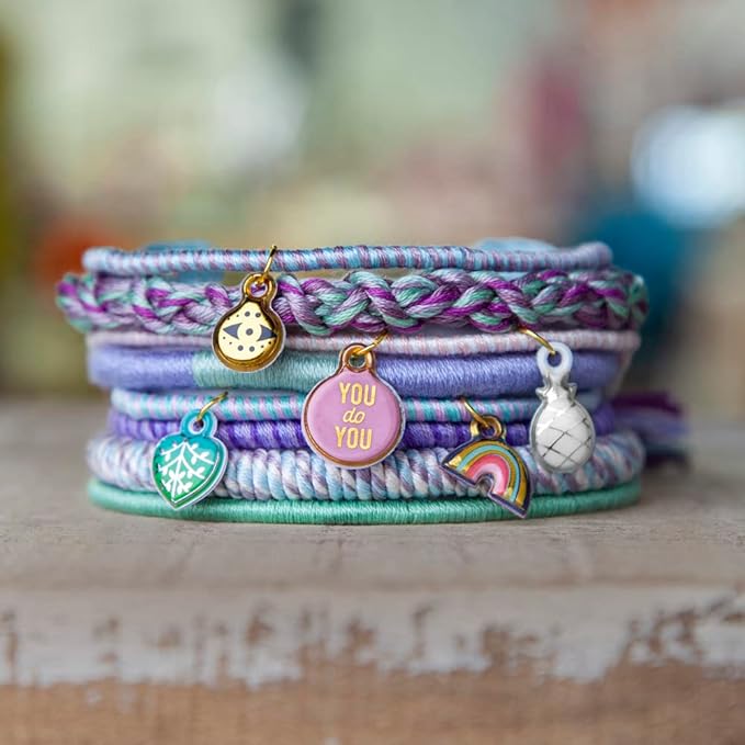 Loopdedoo Deluxe DIY Friendship Bracelet Maker Kit - Make Bracelets in Minutes for Birthdays and Friendship Gifts - Award Winning Crafts Kit for Kids Aged 8+