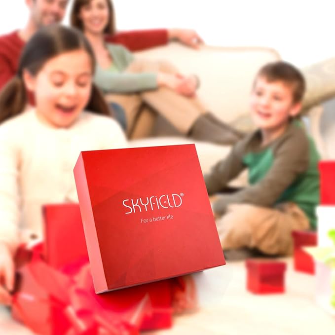 SKYFIELD Wooden Animal Puzzles for 1 2 3 Years Old Boys Girls, Toddler Educational Developmental Toys Gift with 6 Animals Baby Montessori Color Shapes Learning Puzzles