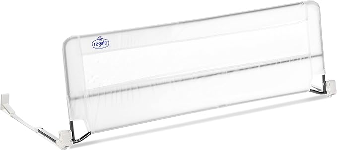 Regalo Swing Down 54-Inch Extra Long Bed Rail Guard, with Reinforced Anchor Safety System