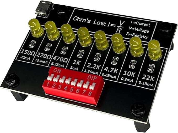 Soldering Practice Kit DIY Practical Electronic Circuit Project Resistor Learning Board