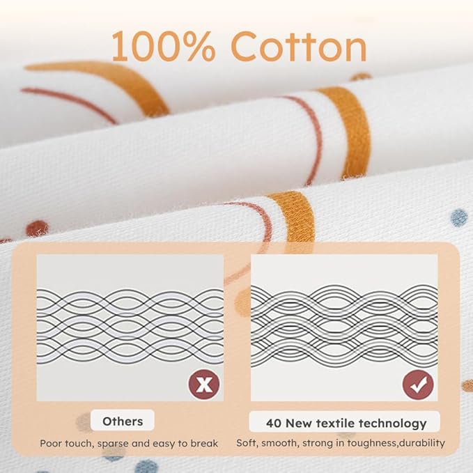 Yoofoss Baby Sleep Sack 6-12 Months Wearable Blanket for Babies 100% Organic Cotton 2-Way Zipper TOG 0.5 Toddler Sleeping Sack 3 Pack, Comfy Lightweight Sleep Sacks