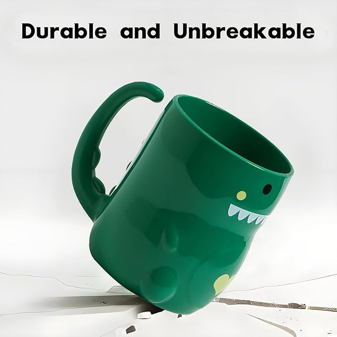 Kids Toothbrush Set - with Soft Bristles Toothbrush and Rinse Cup for Kids Toddler - Fun Brushing for Children - Toddler Toothbrush Soft Toothbrush Kit (Dinosaur)