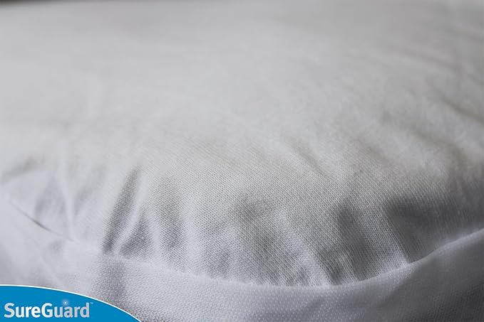 SureGuard California King Mattress Protector - 100% Waterproof, Hypoallergenic - Premium Fitted Cotton Cover - Smooth