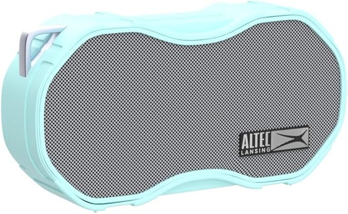 Altec Lansing Baby Boom XL - Waterproof Bluetooth Speaker, Wireless & Portable Speaker for Travel & Outdoor Use, Deep Bass & Loud Sound, 1 Pack, Mint