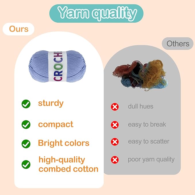 Utook Crochet Kit for Beginners，6 Cute Animals Crochet Kits with Yarn, Crochet Hooks & Accessories | Beginner-Friendly Video Tutorials | Great for Adults & Kids Learning to Crochet