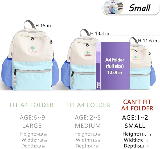 Toddler Backpack for Toddlers 1-2: Baby kids Backpack for daycare Boys Girls