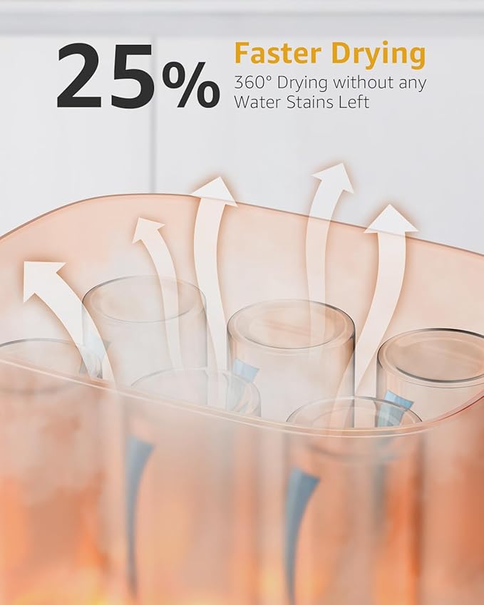 HAUTURE Bottle Sterilizer and Dryer, Esterilizador De Biberones, One-Dial Control Steam Baby Bottle Sterilizer for Baby Stuffs, Bottles & Breast Pump Accessories