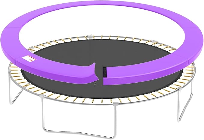 Trampoline Spring Cover, 10ft/12ft/14ft/15ft/16ft Trampoline Replacement Safety Pad, Waterproof Trampoline Accessories Pad for Round Frame