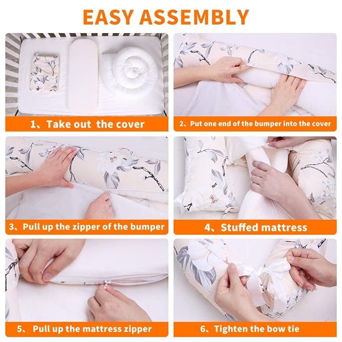 Baby Lounger | Organic Cotton Infant Lounger | Reversible, Adjustable & Portable Floor Lounger | Soft, Breathable, Washable Cover