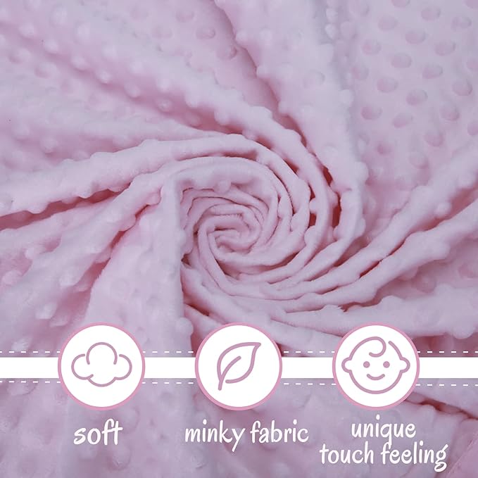 Pro Goleem Unicorn Loveys for Babies Soft Plush Pink Security Blanket for Girls Snuggle Toy Stuffed Animal Lovies for Babies Baby Girl Gifts for Newborn, Infant and Toddler, 16 Inch