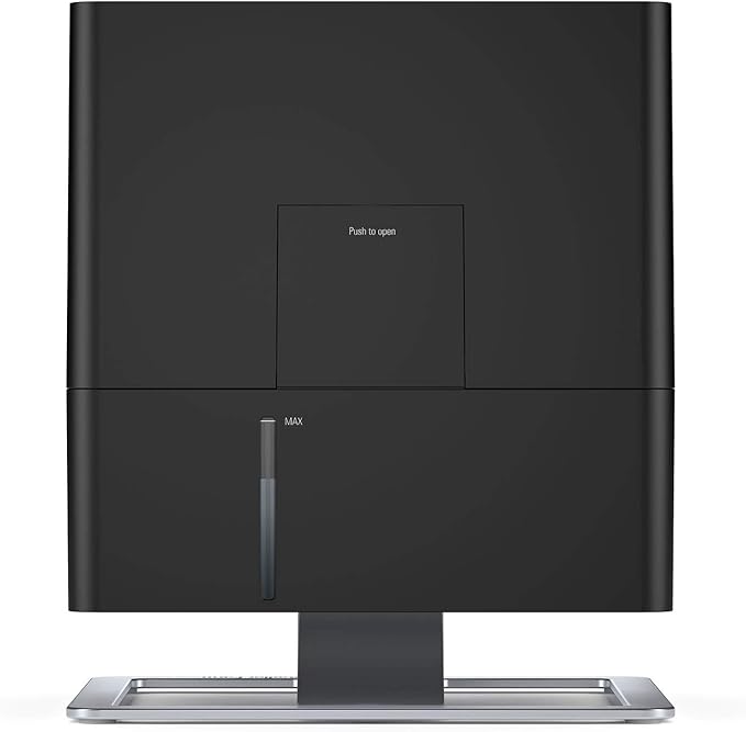 Stadler Form humidifier Oskar, energy-saving humidifier for rooms up to 540 square feet, evaporator with automatic switch-off, dimmable LEDs, very quiet, black