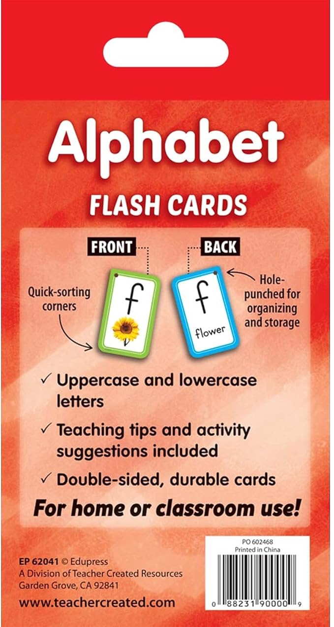 Teacher Created Resources Alphabet Flash Cards (EP62041)