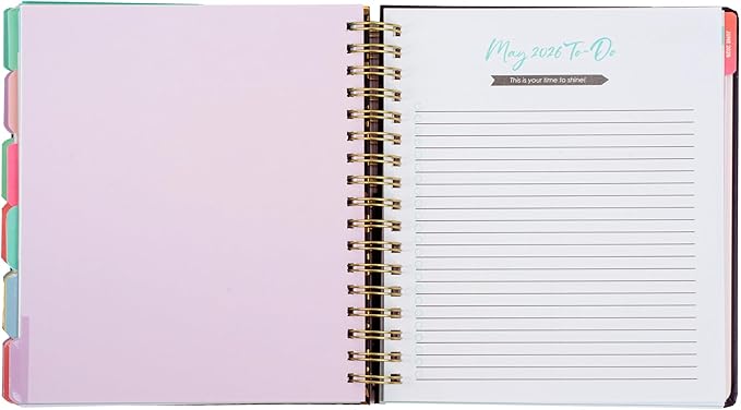 Votum August 2025 to January 2027 Large Back to School Academic Planner- Daily, Weekly & Monthly Organizer with Pens, Stickers, Sticky Notes, and a Sturdy Cover - Bloom with Grace