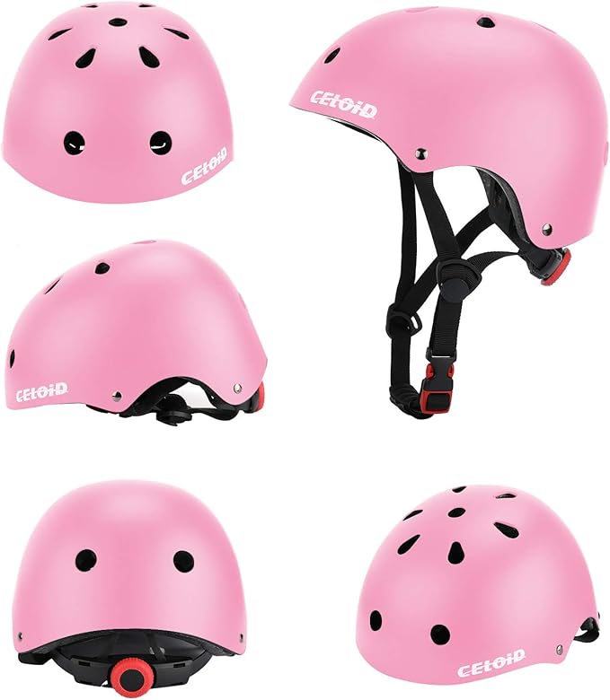 Kids Bike Helmet,Toddler Skateboard Helmets for Ages 2-3-5-8-14 Years Boys Girls，Adjustable Multi-Sport Bicycle Skateboarding Football Roller Skating Scooter Rollerblade Balance Bike Helmet