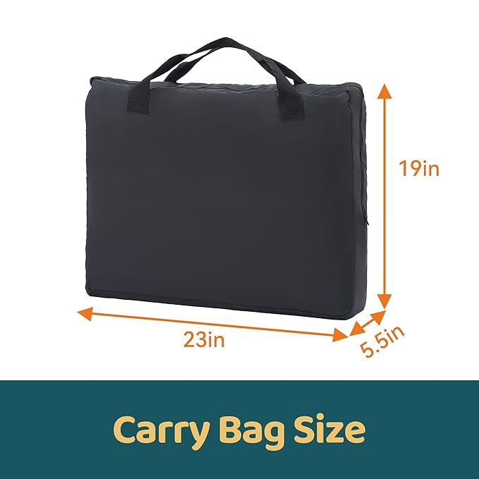 Pamo Babe Travel Crib Lightweight Baby Playard with Mattress Compact Play Yard with Detachable Legs