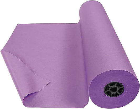 Colorations DSPU Dual Surface Paper Roll, Purple, 36" x 1000' (1 Roll)