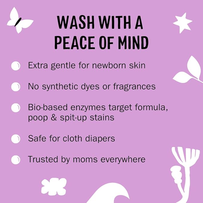 Molly's Suds Baby Laundry Detergent Powder | Removes Formula, Poop & Spit-Up Stains | Extra Gentle for Newborns (Sweet Baby Shea)