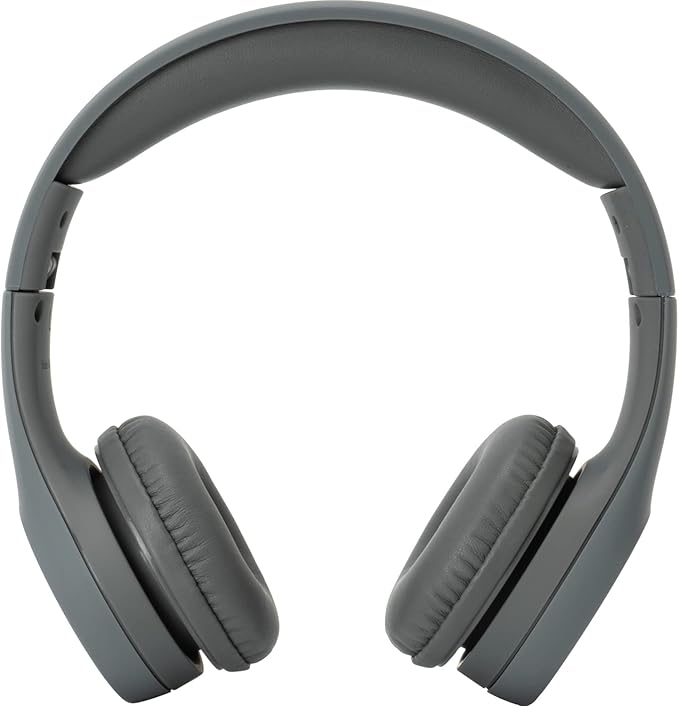 Snug Play+ Kids Headphones – Volume Limited 93dB for Safe Listening – Foldable, Durable Headphones for Toddlers, Boys & Girls – Tangle-Free Cord – Ideal for Travel, School, Tablets - Grey