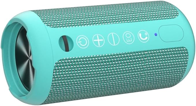 Ortizan Portable Bluetooth Speakers, IPX7 Waterproof Wireless Speaker with 24W Loud Stereo Sound, Outdoor Speaker with Bluetooth 5.3, Deep Bass, RGB Lights, Dual Pairing, 30H Playtime for Home, Party