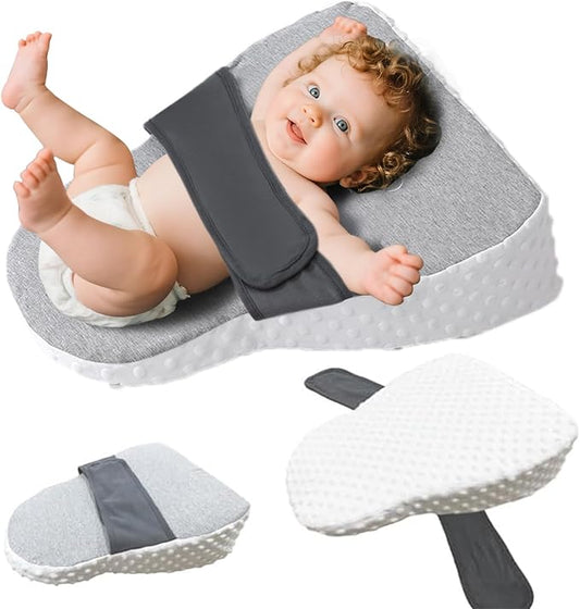 Pillow for Sleeping/Feeding, Soft Cotton Cover, Bedroom, Playrooms, Stroller, Crib, Detachable