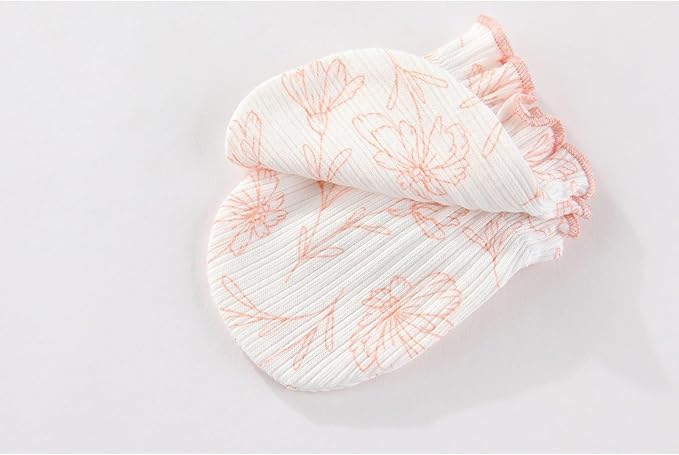 Cute Baby Girl Hats Mittens Set 10-Pack New Born Boy Caps Gloves Suit 0-6 Months Infant Accessories