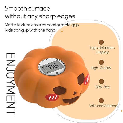 Baby Water Thermometer for Bath Tub Safety - Room & Bath Thermometer for Infants with Temperature Warning - Floating Bathing Toy Gift for Toddlers Newborn Girls Boys