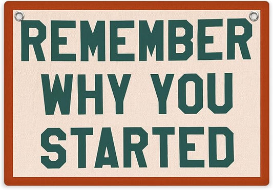 Inspirational Banner, Motivational Wall Decor, Positive Affirmations Wall Hanging, Vintage Banner Flag, Wall Flag Home Living Room Gym Dorm Office Decor, Banner for Room