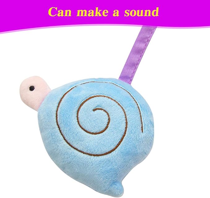 Caterbee Travel Arch Bassinet Toys for Baby Hanging on Stroller, Crib & Pram. Activity Toy bar for Baby Bouncer(Purle)