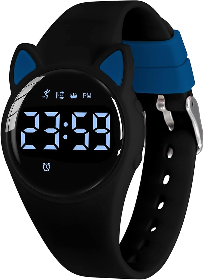 Kids Watches for Girls Boys Digital Sport Watch with Step Counter Pedometer Vibration Alarm Clock, No App Waterproof Fitness Tracker Kids Watch Boys Girls Teens Students Ages 5-16