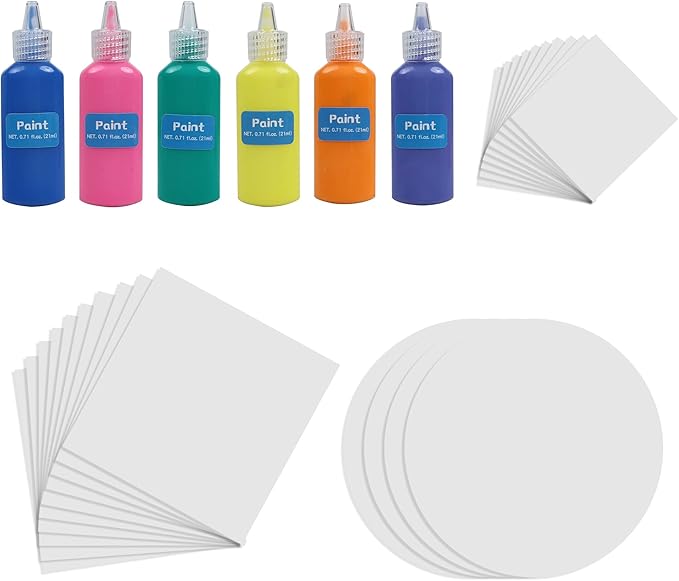 Spin Art Machine Variable Speed, Battery Operated Spinner - Paint Spinner with Splatter Guard, Washable Paint, Spin Art Kit, Art Design Card, Stem Toys, Kid Arts and Crafts, Girls Boys