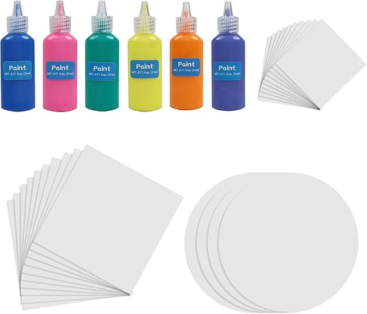 Spin Art Machine Variable Speed, Battery Operated Spinner - Paint Spinner with Splatter Guard, Washable Paint, Spin Art Kit, Art Design Card, Stem Toys, Kid Arts and Crafts, Girls Boys