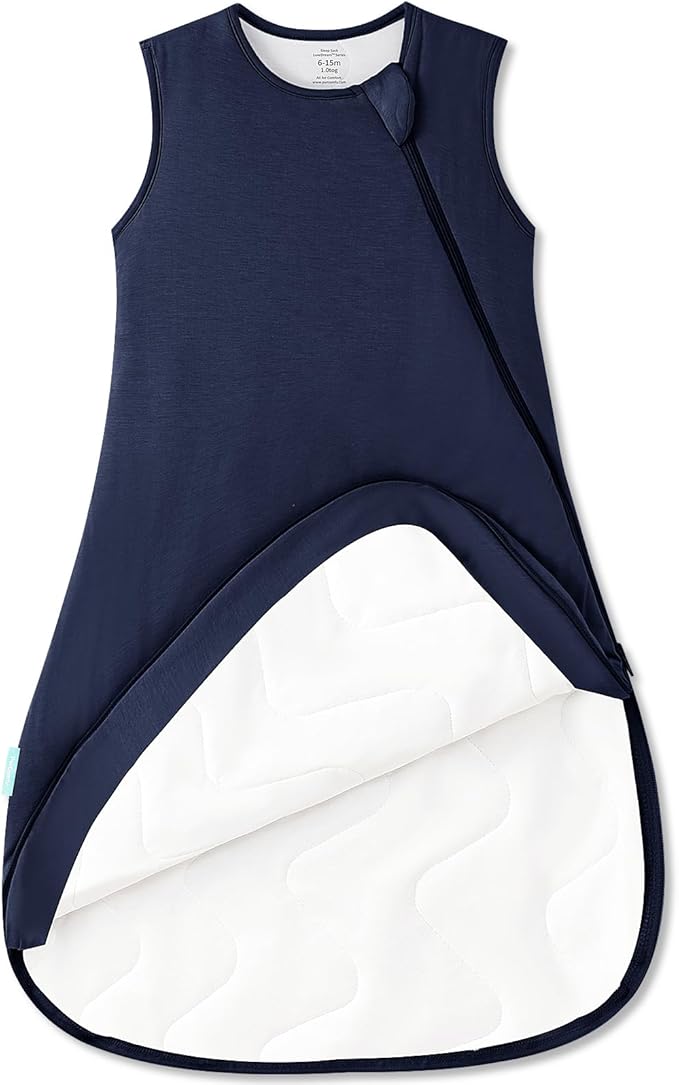 Supersoft Sleep Sack 1.0 TOG, Premium Bamboo Viscose Baby Sleeping Bag 2-Way Zipper Sleep Sack Baby Wearable Blanket