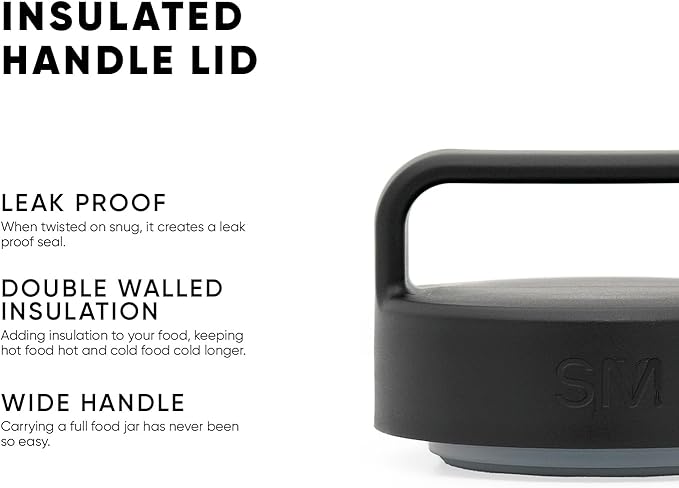 Simple Modern Food Jar for Hot Food | Reusable Stainless Steel Vacuum Insulated Leak Proof Lunch Storage for Smoothie Bowl, Soup, Oatmeal | Provision Collection | 16oz | Ice Gray