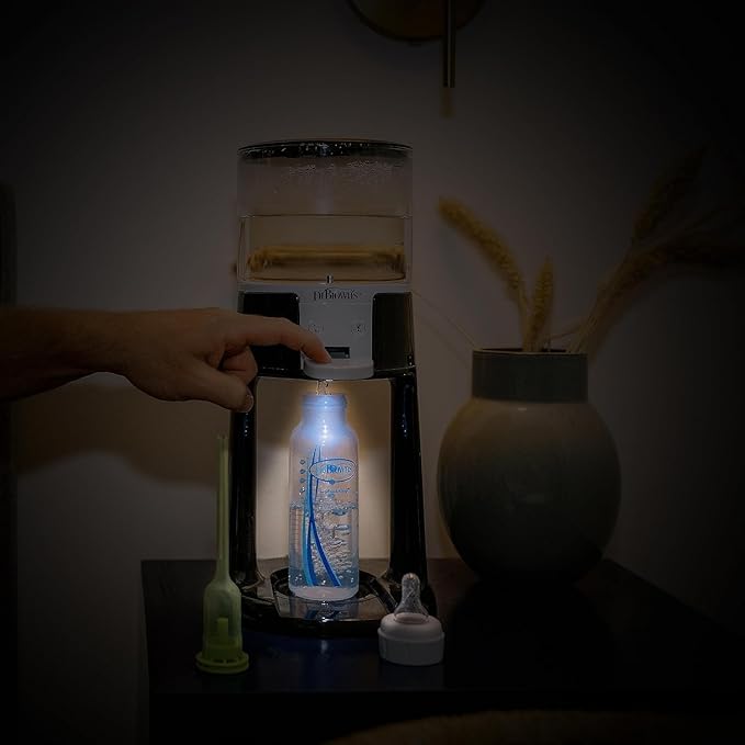 Dr. Brown's Insta-Prep Warm Water Dispenser with Baby Formula Dispenser, Blue