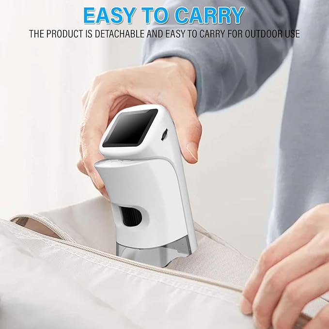 Microscope,Microscope Handheld,2’’ IPS Eye-Protecting Screen,Maximum Magnification of 1000X,Take Photos and Record Video with HD Pixels,Christmas,Birthday, Edu Gifts