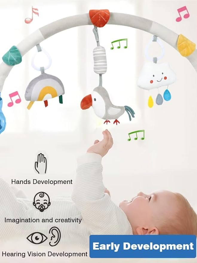 Pau1Hami1ton Baby Stroller Arch Toys, Car Seat Toys,Bouncer Toy Bar.S-19(Bird)