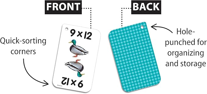 Teacher Created Resources Math War Multiplication Flash Cards (EP62048)