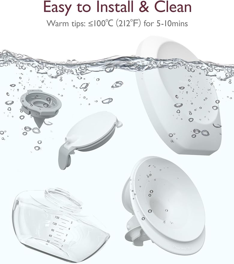 Momcozy Original Replacement Accessories for Upgraded Mobile Flow | Upgraded M9,Original Upgraded M9 Breastfeeding Parts,Full Set Parts,1 Pack